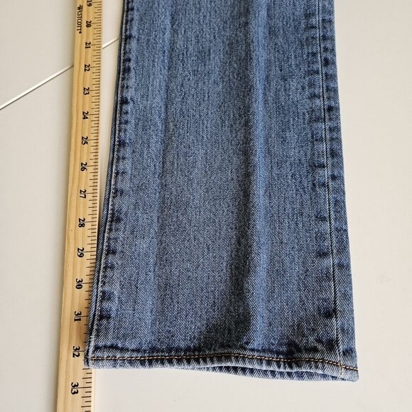 Levi's Jeans Mens 34 x 34 / 32 Blue 501 Straight Leg Cotton Denim Western Cowboy - Picture 6 of 16
